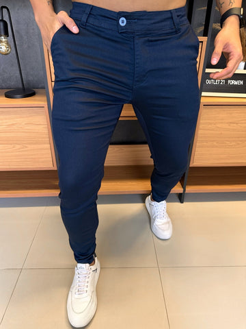 Milano Tailored Trousers – Navy