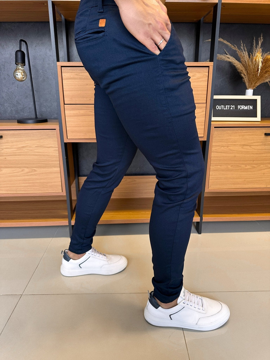 Milano Tailored Trousers – Navy