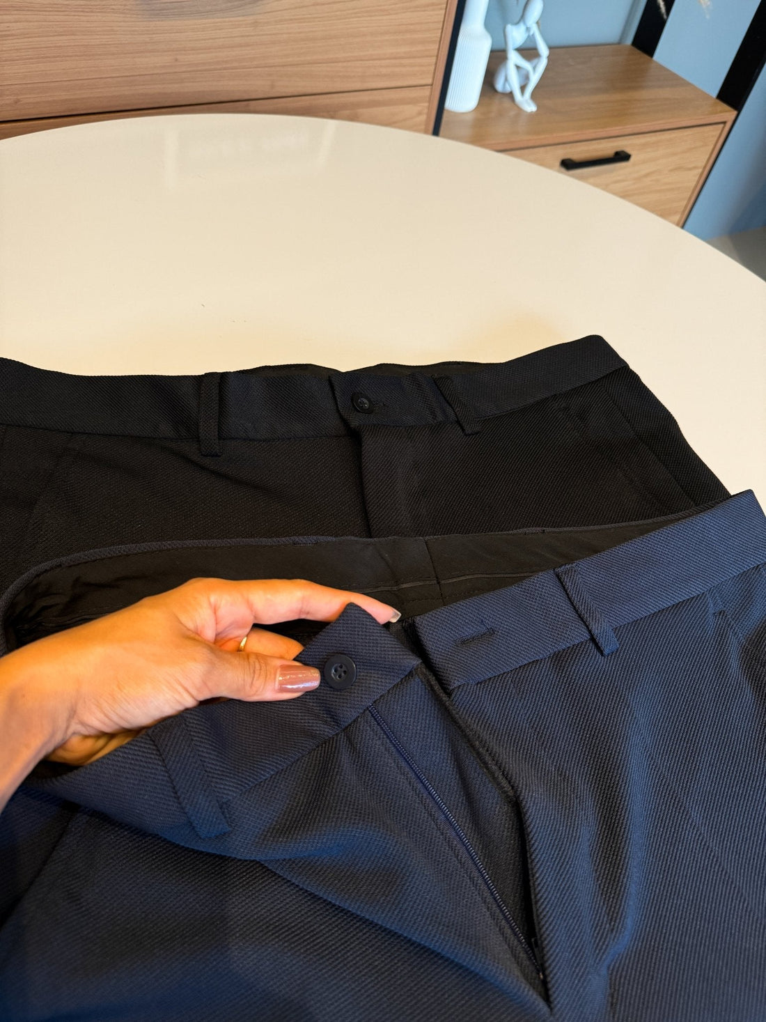 Monaco Tailored Trousers – Navy