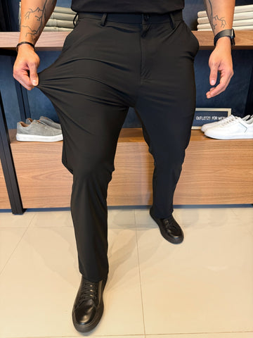 Tech Tailored Trousers – Black